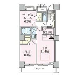 ロイヤルパークスタワー南千住の物件間取画像